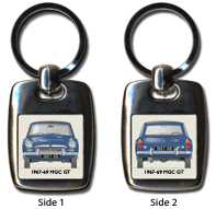 MGC GT (wire wheels) 1967-69 Keyring 5